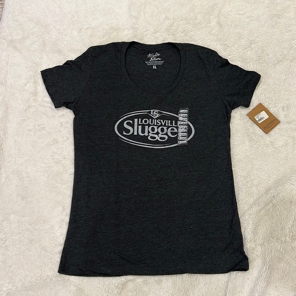 Louisville Slugger v-neck T-shirt XL - Picture 1 of 5